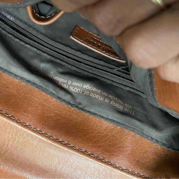 Matt & Nat Brown Vegan Leather Mini Backpack | Convertible | Minimalist - Picture 7 of 7